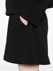 Emporio Armani cotton shorts — black organic loungewear