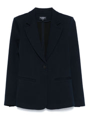 Emporio Armani Icon single-breasted blazer in jacquard knit jersey