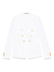 Tagliatore White Double‑Breasted Jacket