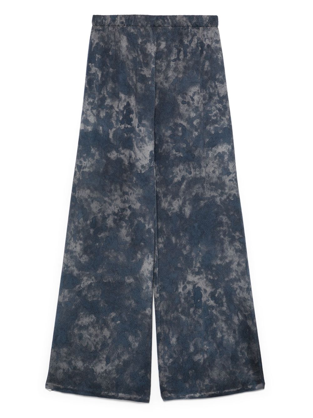 Avant Toi Trousers Grey silk palazzo