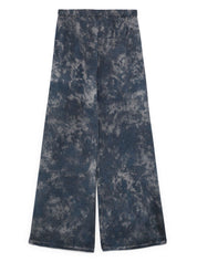 Avant Toi Trousers Grey silk palazzo