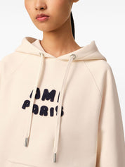 Ami Paris Sweaters Beige hoodie