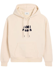 Ami Paris Sweaters Beige hoodie