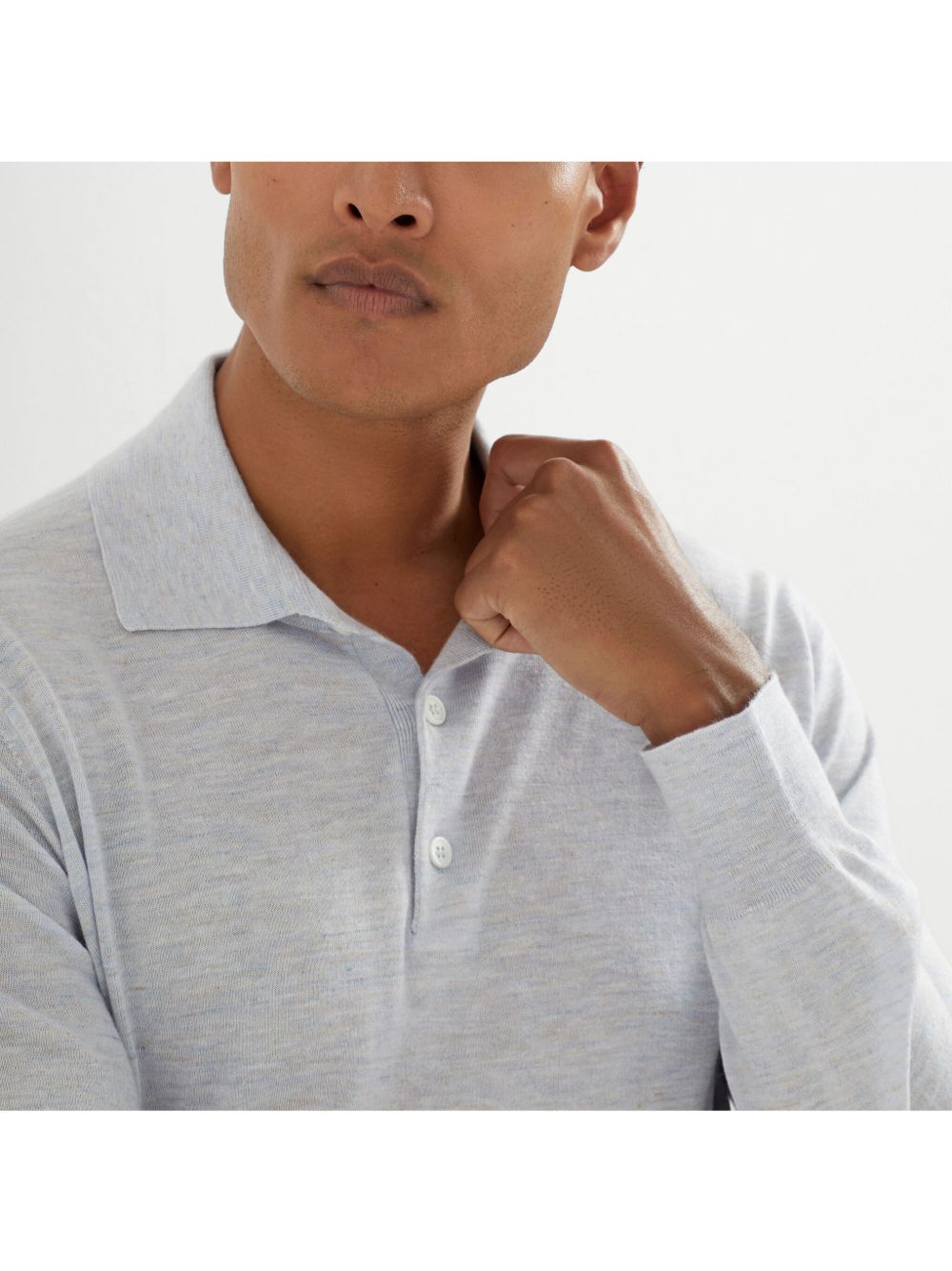 Brunello Cucinelli T-shirts and Polos Clear Blue