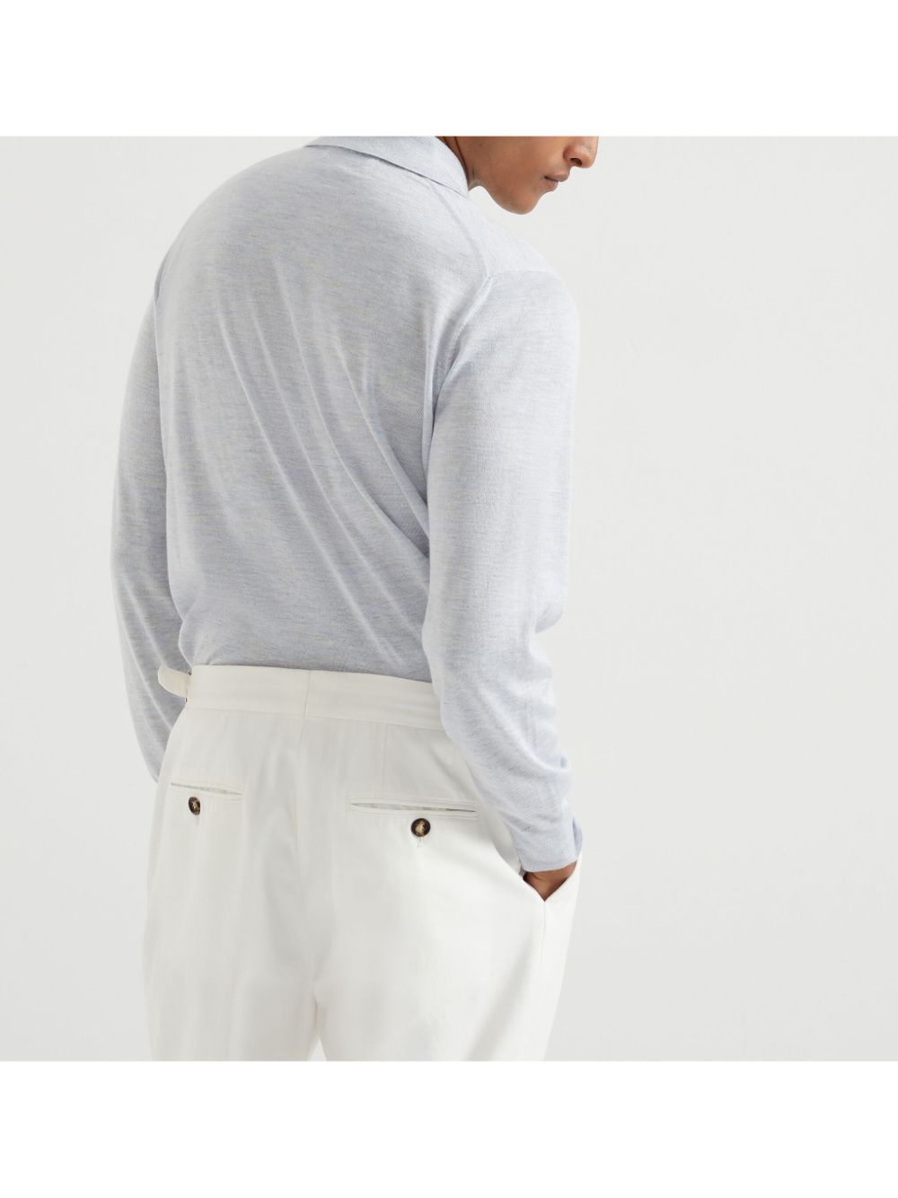 Brunello Cucinelli T-shirts and Polos Clear Blue