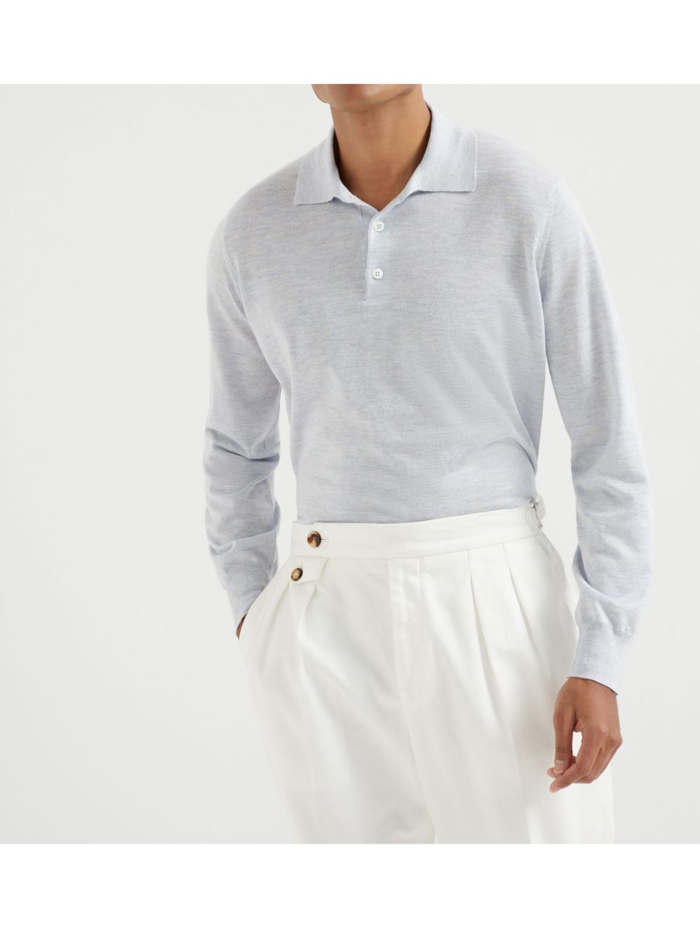 Brunello Cucinelli T-shirts and Polos Clear Blue