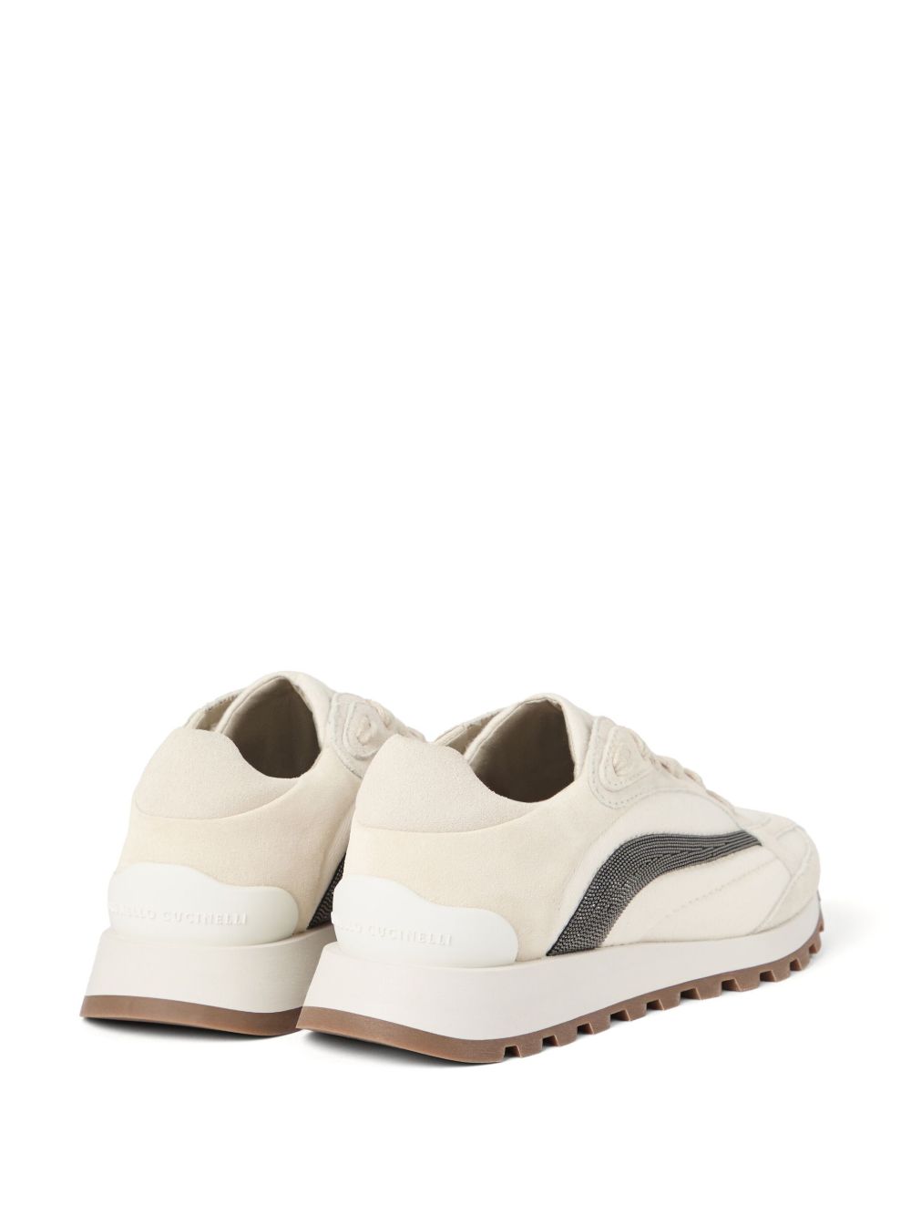 Brunello Cucinelli Sneakers White suede runner