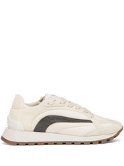 Brunello Cucinelli Sneakers White suede runner