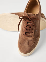 Brunello Cucinelli Sneakers in sand beige suede