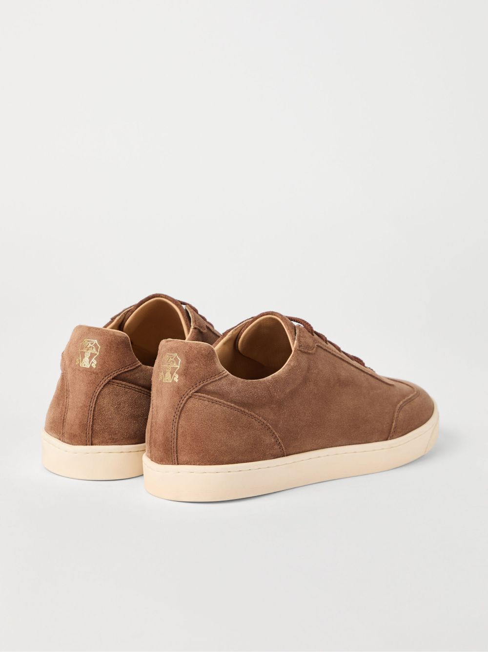 Brunello Cucinelli Sneakers in sand beige suede