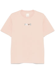 Emporio Armani T-shirts and Polos Beige organic cotton