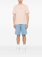 Emporio Armani T-shirts and Polos Beige organic cotton