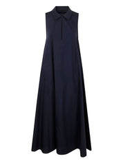 Emporio Armani Dresses Blue — Midnight Cotton Dress