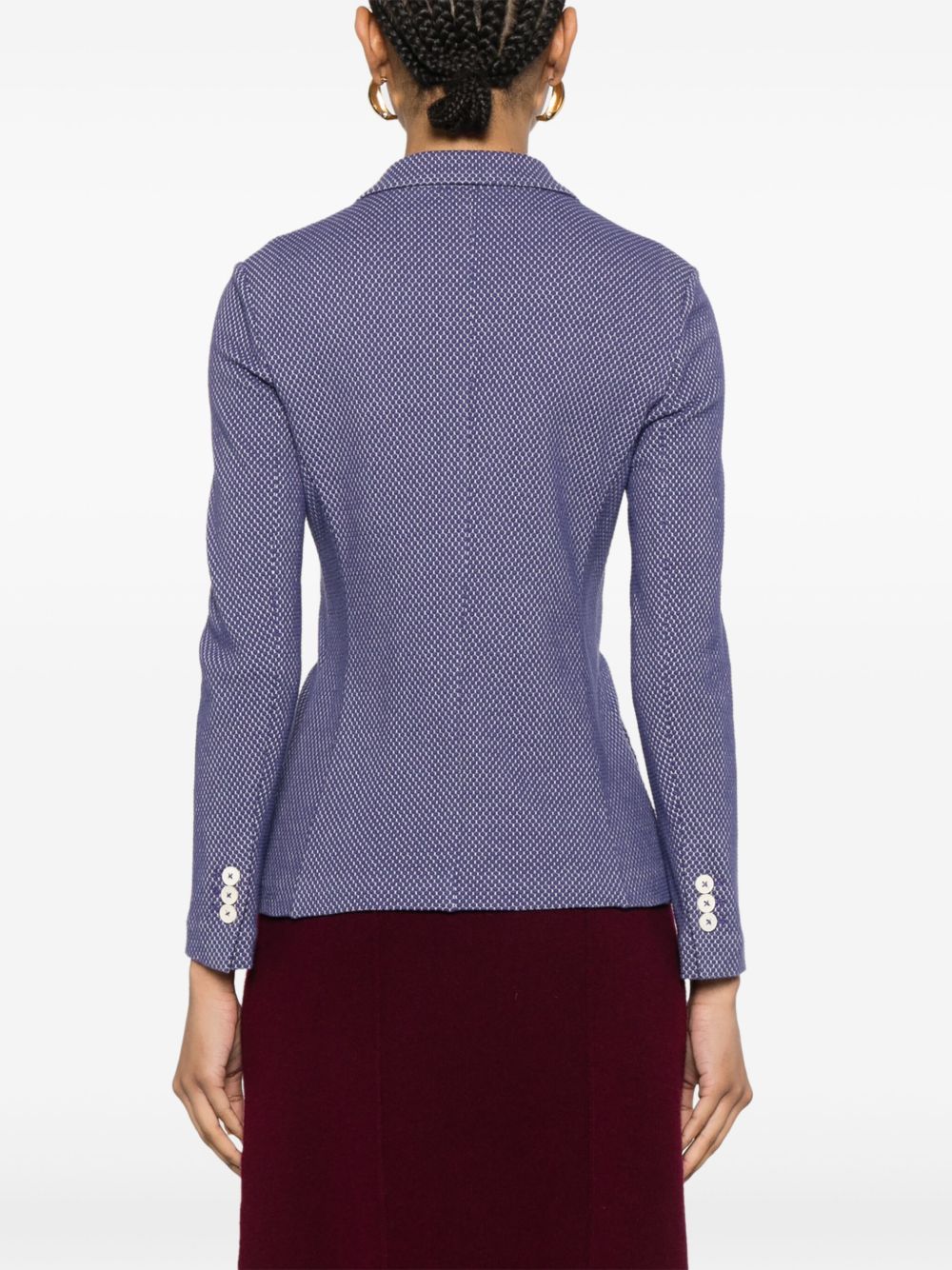 Circolo 1901 Jackets Blue cotton single-breasted