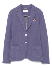 Circolo 1901 Jackets Blue cotton single-breasted