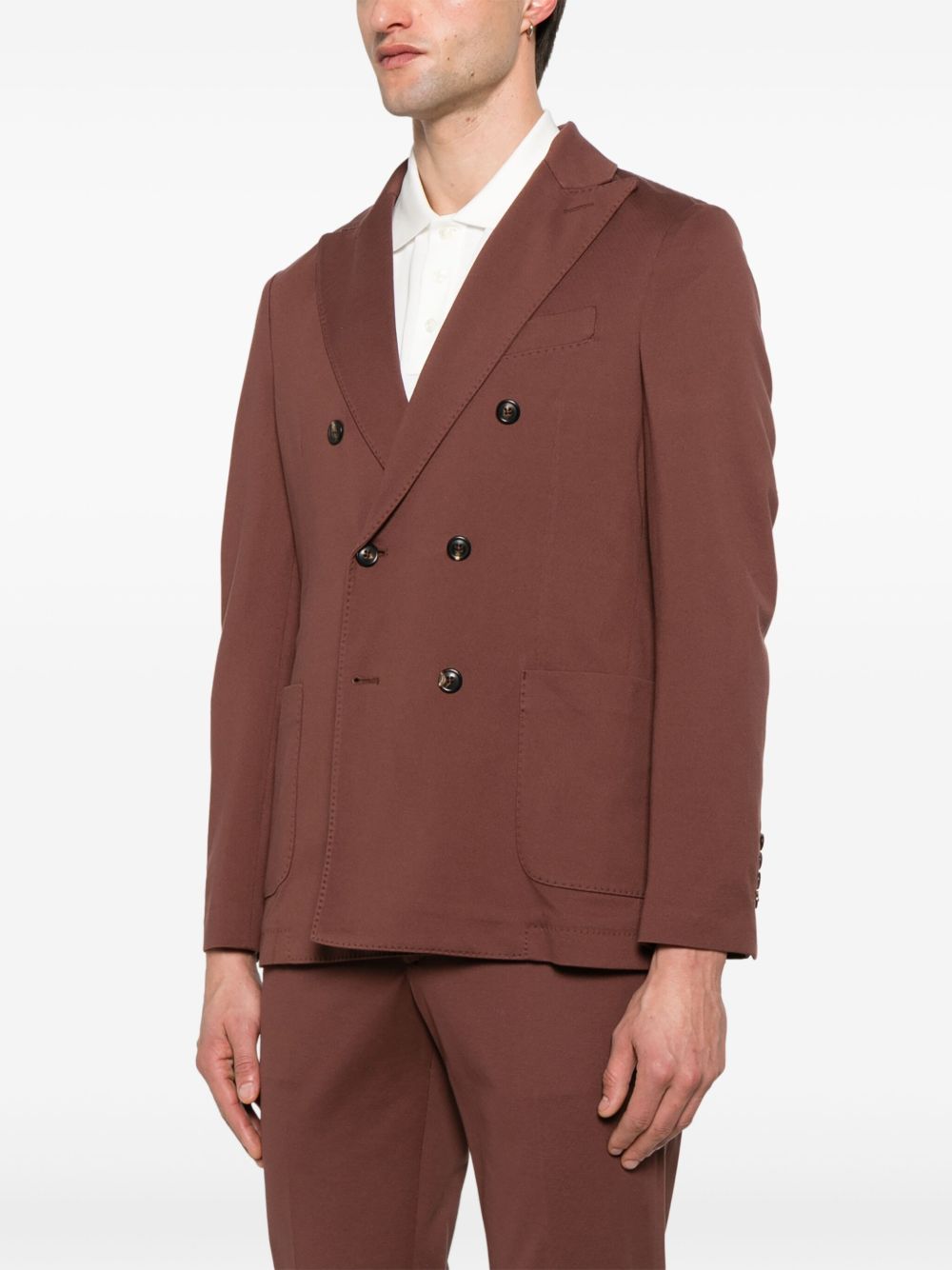 Vestes Circolo 1901 Blazer croisé en coton marron