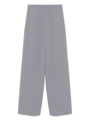 Pantalones Emporio Armani gris con pierna acampanada