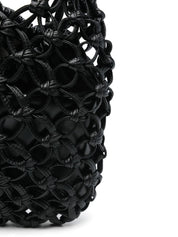 Black Crochet Hobo Handbag — Comme Comme