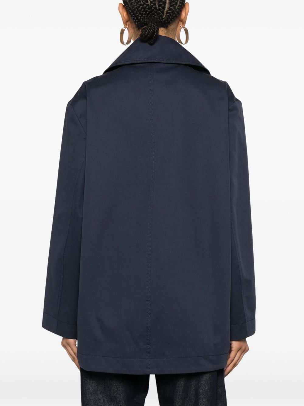 Semicouture Jackets Blue cotton blazer