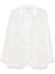 White Silk Organza Jacket — Forte Forte Jackets