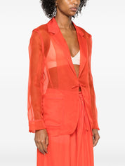 Vestes Forte Forte Organza de soie rouge