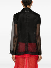 Forte Forte Black Silk Organza Jacket