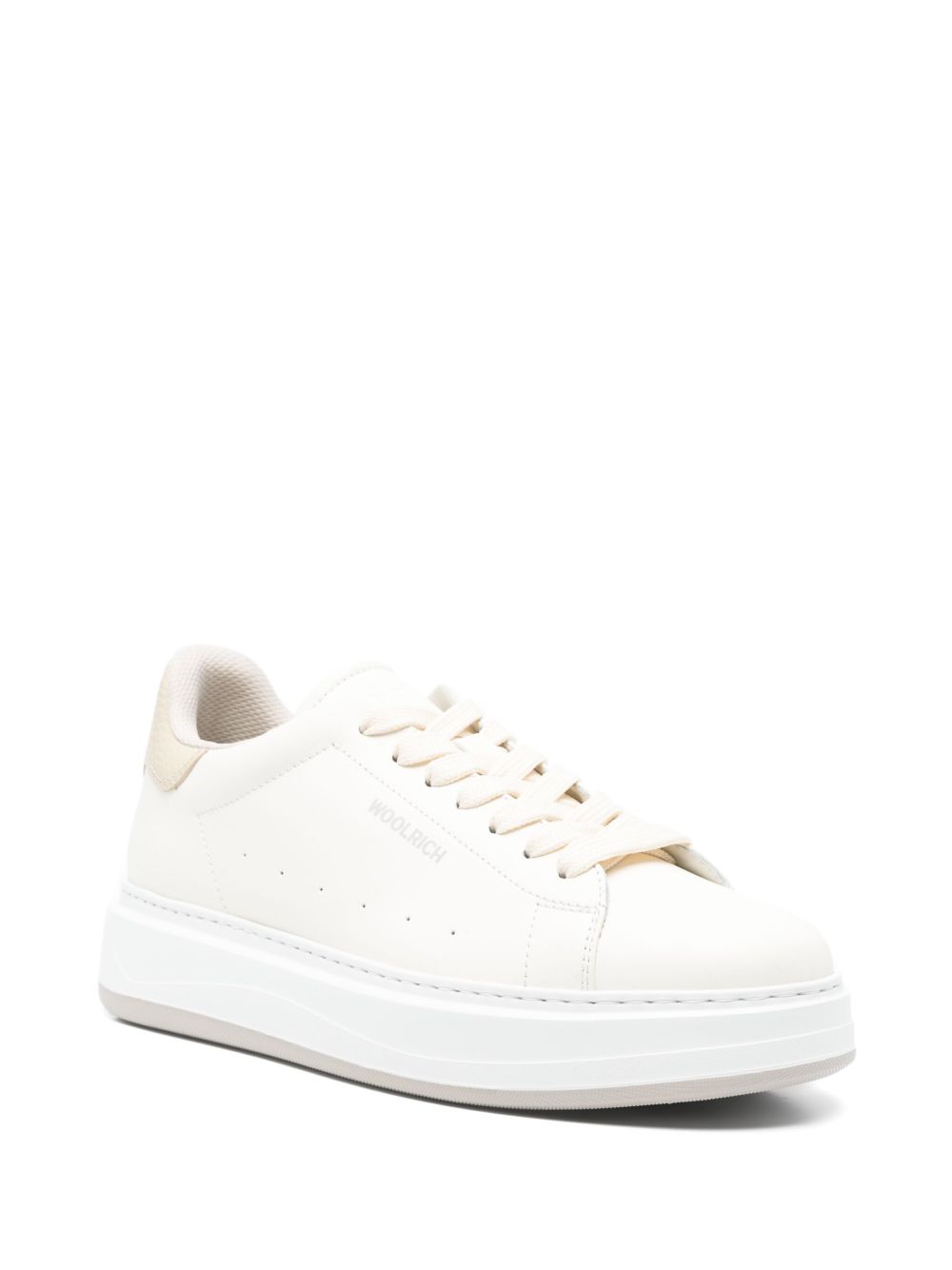 Woolrich Sneakers Beige with leather insole