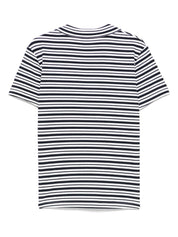 EA7 T-shirts and Polos Black striped polo