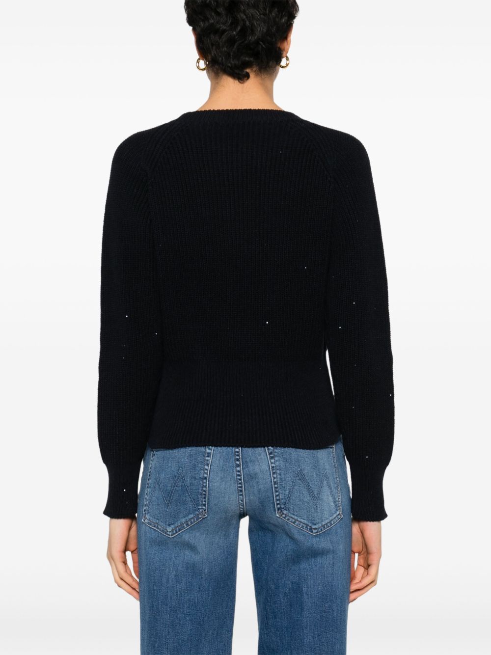 Fabiana Filippi Sweaters Blue crew neck