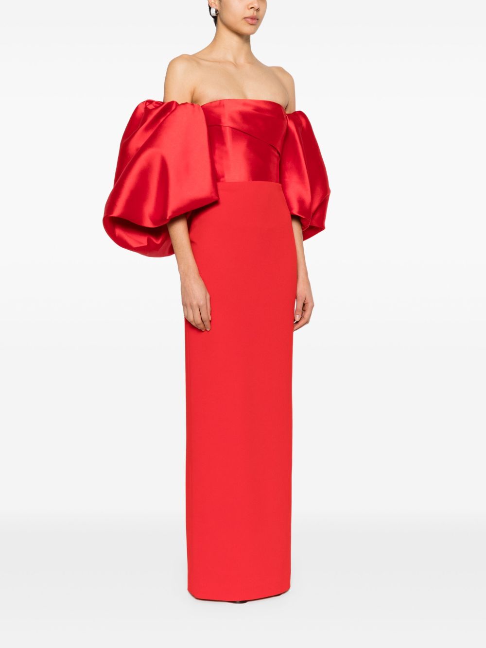 Vestido largo rojo Floris de Solace London Dresses