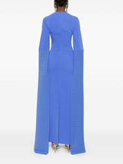 Solace London Dresses Blue with rear slit