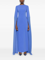 Solace London Dresses Blue with rear slit