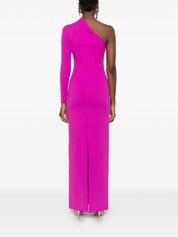 Solace London Dresses Fuchsia one-shoulder