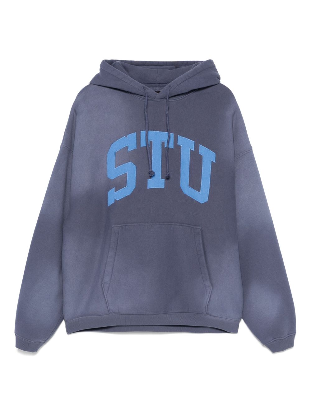Sudadera con capucha de algodón azul de Stussy Sweaters