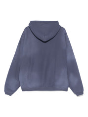 Sudadera con capucha de algodón azul de Stussy Sweaters