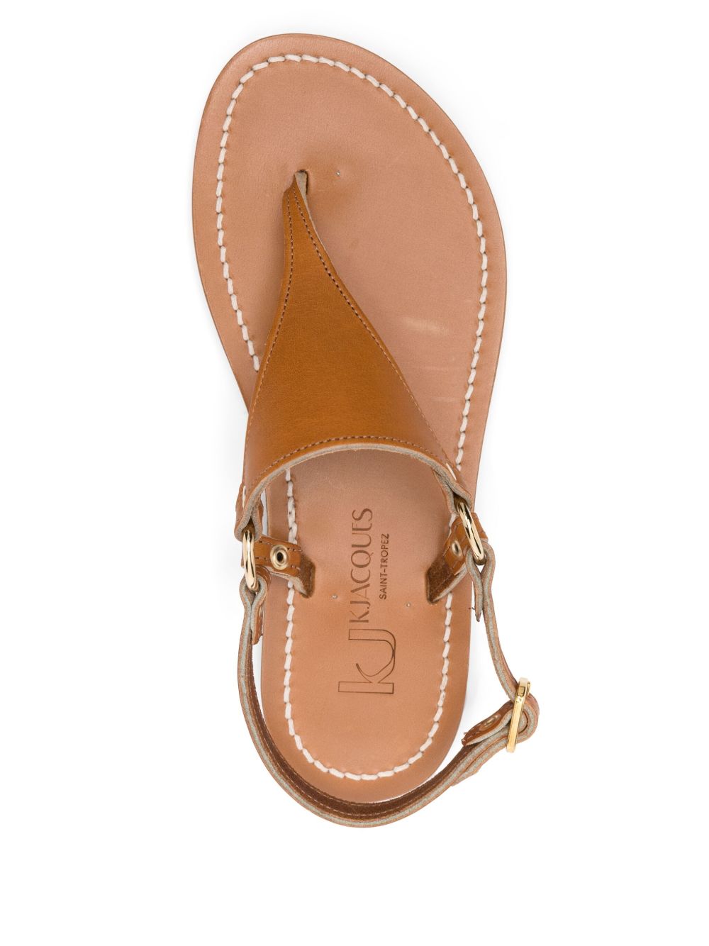 K Jacques St Tropez Dionysos leather sandals