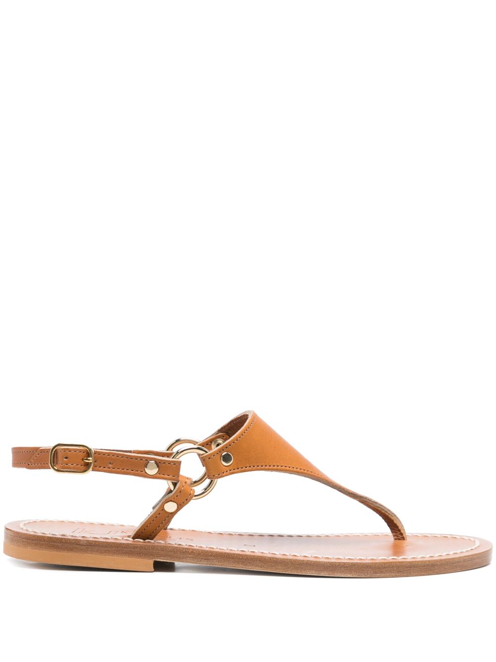 K Jacques St Tropez Dionysos leather sandals
