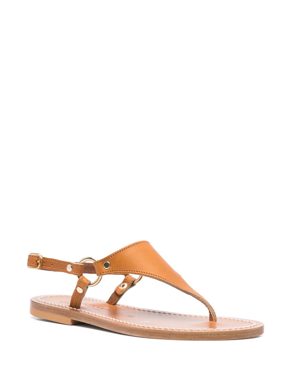 K Jacques St Tropez Dionysos leather sandals