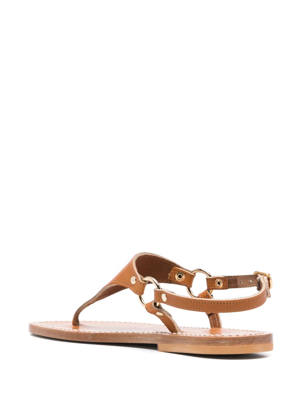 K Jacques St Tropez Dionysos leather sandals