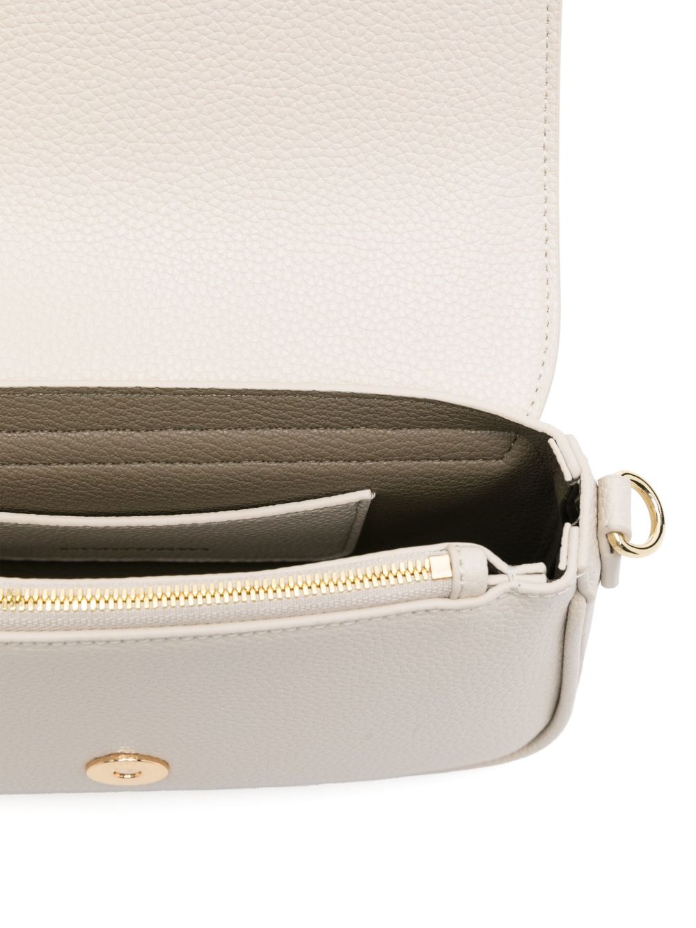 Emporio Armani Bags.. Beige Foldover Shoulder Bag