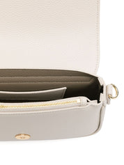 Emporio Armani Bags.. Beige Foldover Shoulder Bag