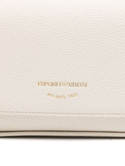 Emporio Armani Bags.. Beige Foldover Shoulder Bag