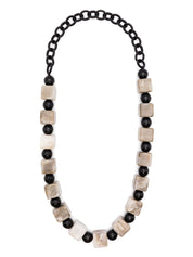 EMPORIO ARMANI EXCLUSIVE Bijoux Black beaded necklace
