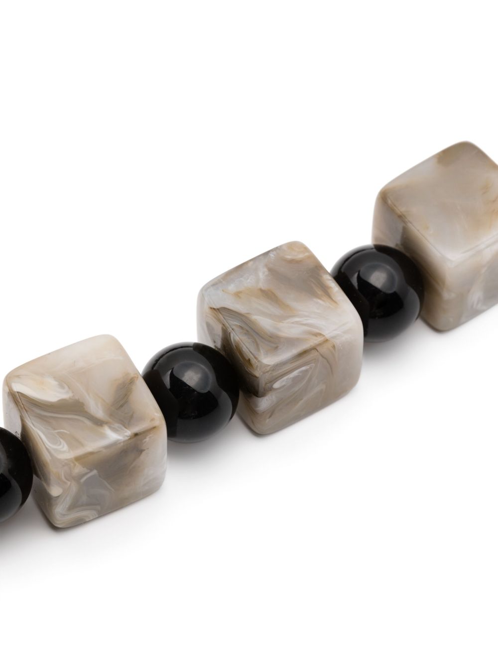 EMPORIO ARMANI EXCLUSIVE Bijoux Black beaded necklace