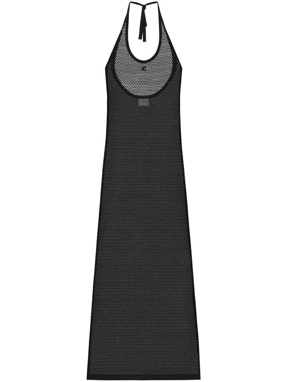 Courrèges 032C Black Halterneck Dress