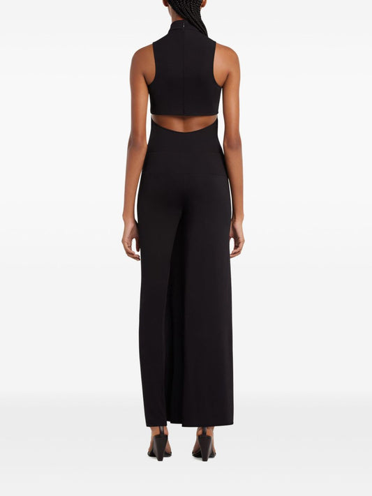 Courrèges Black Wide‑Leg Trousers