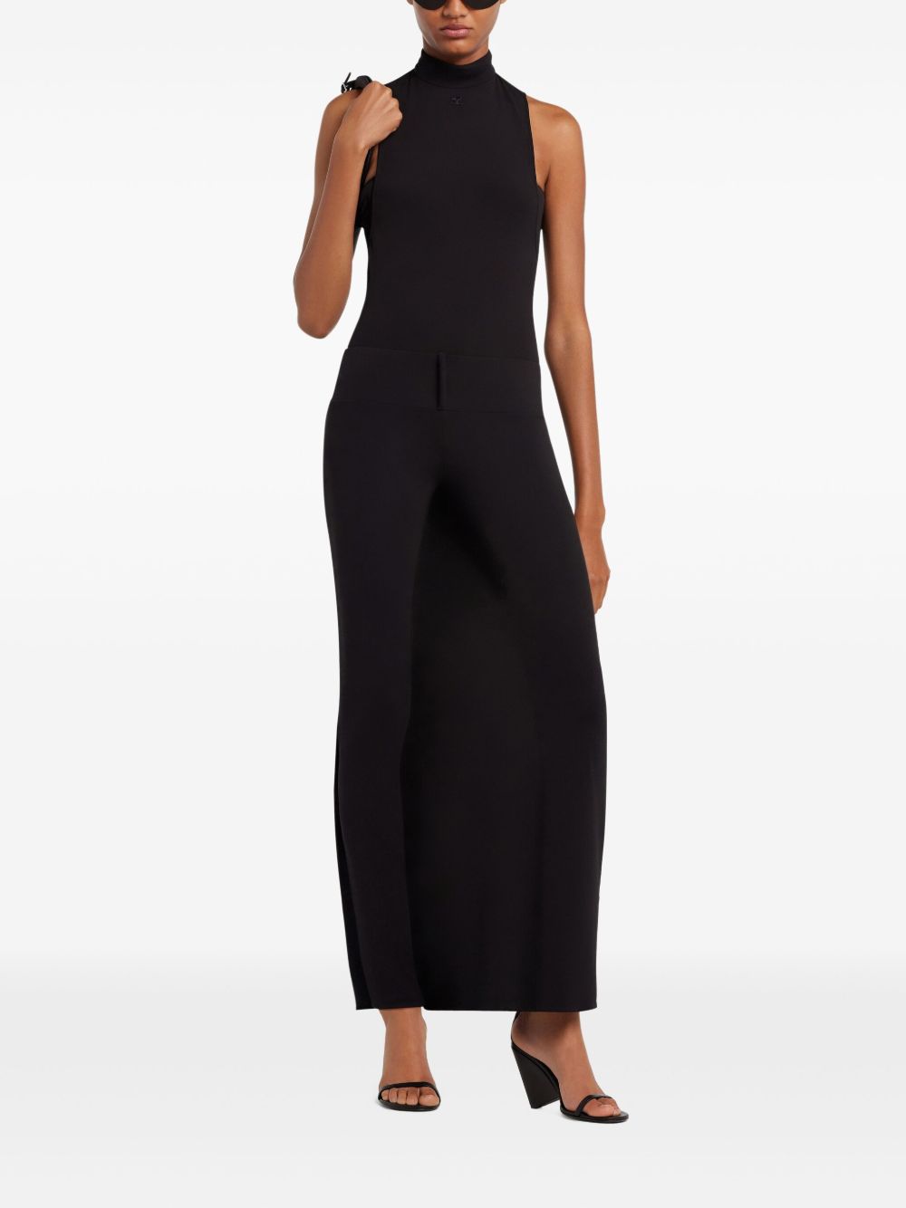 Pantalon Courreges 032C noir jambe large