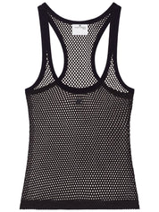 Débardeur Courreges Top en coton stretch noir