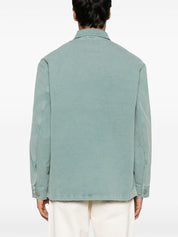 Emporio Armani Jackets Clear Blue cotton blouson
