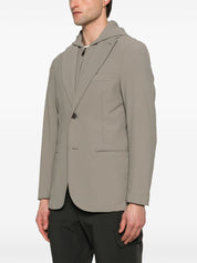 EXCLUSIVITÉ EMPORIO ARMANI Vestes Blazer beige en nylon à capuche